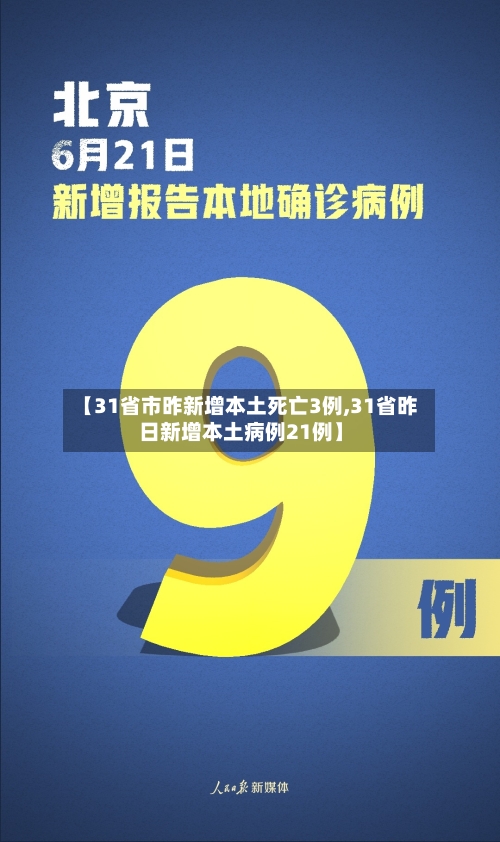 【31省市昨新增本土死亡3例,31省昨日新增本土病例21例】