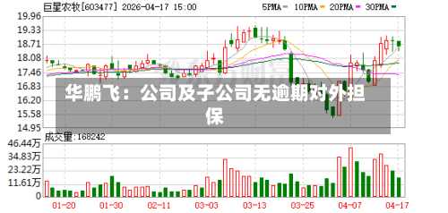 华鹏飞：公司及子公司无逾期对外担保