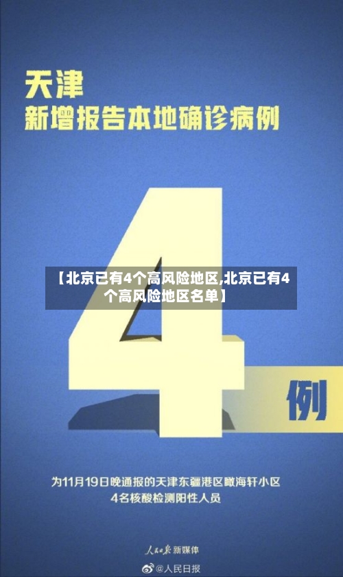 【北京已有4个高风险地区,北京已有4个高风险地区名单】