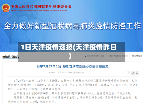 1日天津疫情速报(天津疫情昨日)