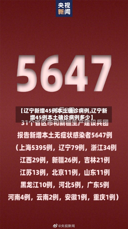 【辽宁新增45例本土确诊病例,辽宁新增45例本土确诊病例多少】