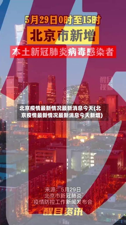 北京疫情最新情况最新消息今天(北京疫情最新情况最新消息今天新增)