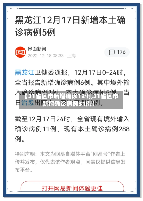 【31省区市新增确诊12例,31省区市新增确诊病例31例】
