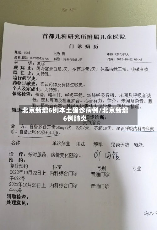 北京新增6例本土确诊病例/北京新增6例肺炎