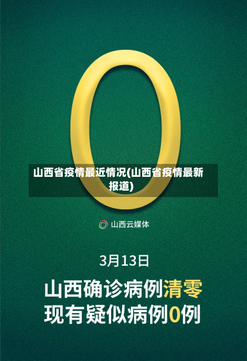山西省疫情最近情况(山西省疫情最新报道)