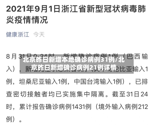 北京昨日新增本地确诊病例31例/北京昨日新增确诊病例21例详情