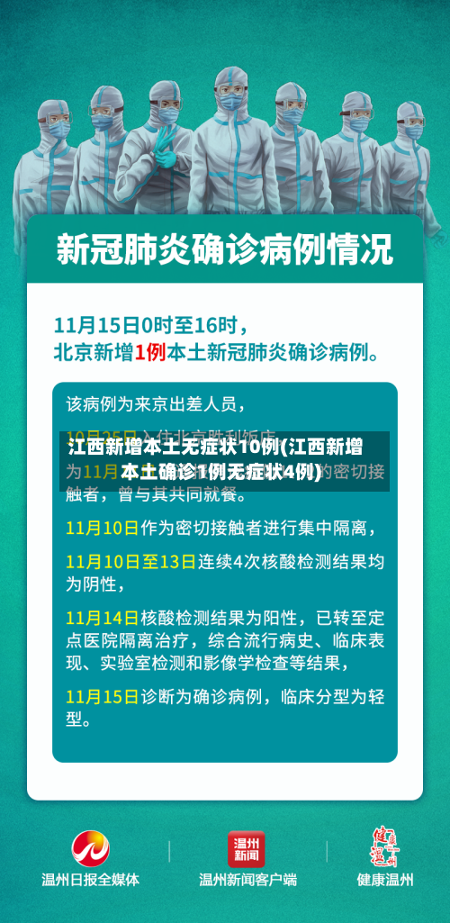 江西新增本土无症状10例(江西新增本土确诊1例无症状4例)