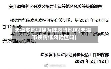 天津多地调整为低风险地区(天津市疫情低风险区吗)