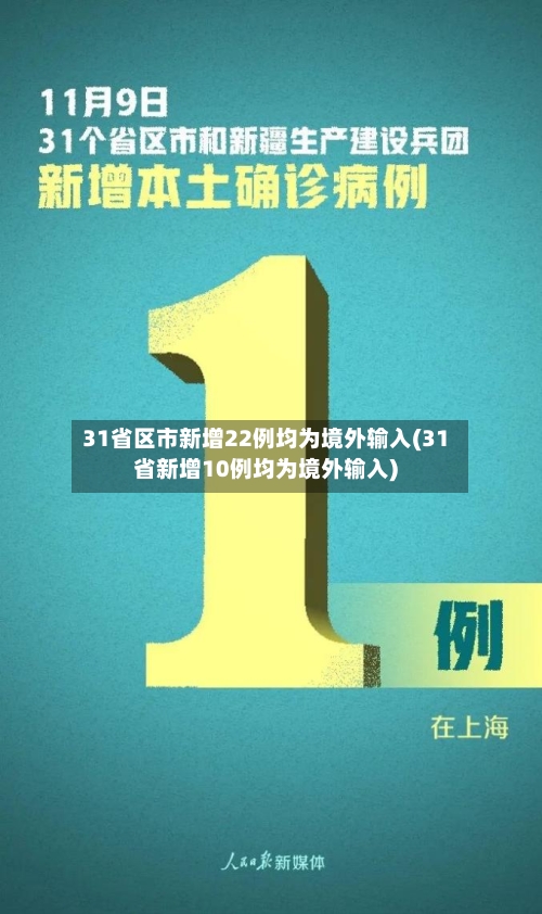 31省区市新增22例均为境外输入(31省新增10例均为境外输入)