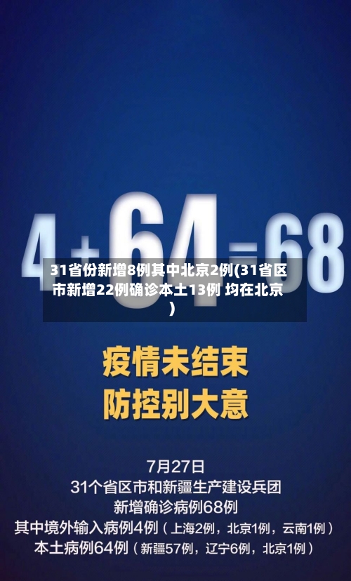 31省份新增8例其中北京2例(31省区市新增22例确诊本土13例 均在北京)