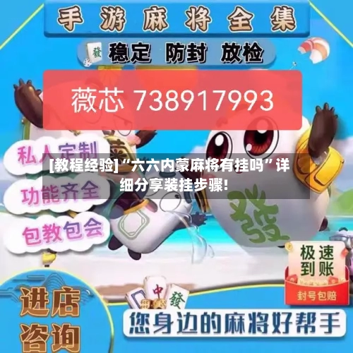 [教程经验]“六六内蒙麻将有挂吗”详细分享装挂步骤!