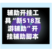 辅助开挂工具“新518互游辅助”开挂辅助脚本+详细开挂安装教程