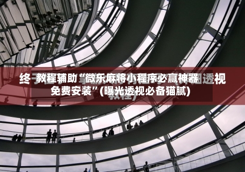 教程辅助“微乐麻将小程序必赢神器免费安装”(曝光透视必备猫腻)