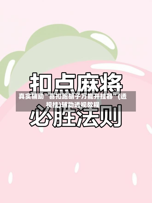 真实辅助“喜扣跑胡子万能开挂器”(透视挂)辅助透视教程